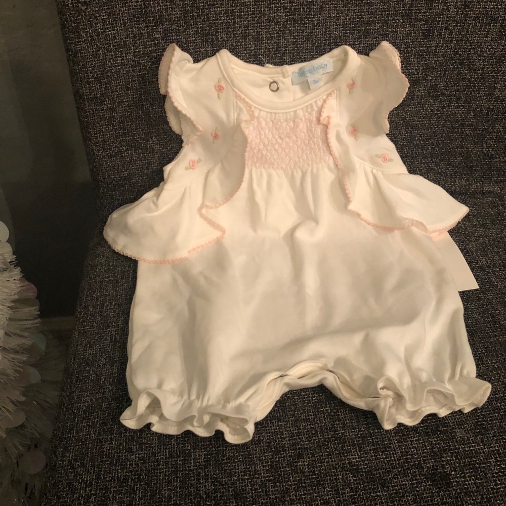 Letop baby floral onesie 0-3mos